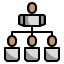 hierarchical structure icon