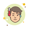 bubbles style fever icon