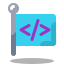 flag di programmazione icon