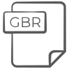 Gbr File icon