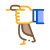 Hand Holding Duck icon
