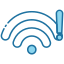 alerte-Wifi-externe-et-avertissement-bearicons-blue-bearicons icon