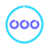 neon style view more icon