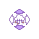 cloud scalability icon