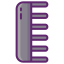 外部ヘアコーム衛生フラティコン線色フラットアイコン 2 icon