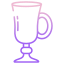 irish coffee glass icon