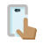 Écran tactile smartphone icon
