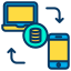 Datos en ambas direcciones icon