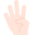 four fingers icon