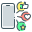二つのスマートフォン icon