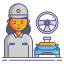 taxi driver icon
