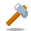 arcade style hammer icon