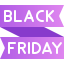 Black Friday ribbon icon