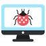 computer bug icon
