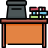 teacher desk icon