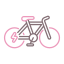 Bicicleta eléctrica icon