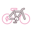 Bicicletta elettrica icon