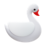 3d fluency style swan icon