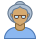 人-老人-女性-皮肤类型-5 icon