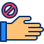 kein händedruck icon
