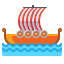 Navire Viking icon