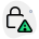 Error or a security breach on a system icon