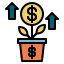 financial growth icon