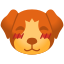 shy puppy icon