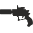 esterno-Futuristico-Gun-game-pistole-altro-inmotus-design icon