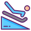 Skeleton Sledding icon