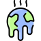 il riscaldamento globale icon