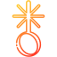 externo-SUBLIMADO-DE-ANTIMÔNIO-símbolo-alquímico-bearicons-gradiente-bearicons icon