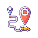 one way carsharing icon