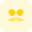 funny party mask with dandy mustache icon