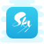 cute clipart style jogo do céu icon