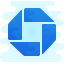 cute clipart style chase bank icon