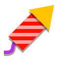 papercut style firework icon