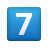 emoji style tastenkappe ziffer sieben emoji icon