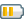 Phone medium battery power level indication isolated on a white background icon