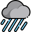внешняя-дождливая-погода-justicon-lineal-color-justicon-2 icon