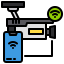 vidéosurveillance-externe-internet-des-objets-xnimrodx-couleur-linéaire-xnimrodx icon