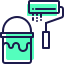 rullo di vernice icon