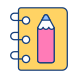 caderno de esboços icon