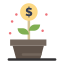 financial growth icon