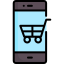 mobile shopping icon
