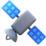 3d fluency style satellite icon
