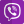 Viber logo with hand phone receiver under chat bubble icon