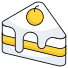 external-Cake-Slice-weihnachten-und-neujahr-isometrische-vektorplatte icon