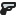 tiny bold color style gun icon