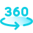 Vue à 360° icon